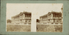 France, Paris, Louvre, Colonnade de Perrault, vintage print, ca.1870, stereo shooting picture