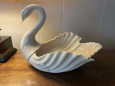 Stunning Large 12 inch Lenox Swan Centerpiece Bowl Vintage & Mint  picture
