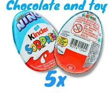 KINDER EGG SURPRISE TOY AND CHOCOLATE 20G 🚚FREESHIPPING🚚 BOY 5 PACK picture