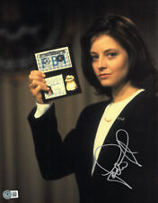Jodie Foster Signed Autograph Silence Of The Lambs 11x14 Photo Beckett BAS picture