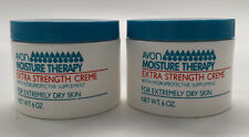 2 Vtg NOS Avon Moisture For Extremely Dry Skin Extra Strength Creme Cream, 6 Oz picture