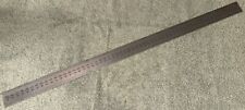 Vtg Freeman Mfg & Supply 1.25% Shrink .5mm Metal Ruler USA Made picture