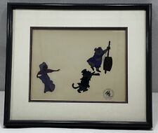 1973 ROBIN HOOD Disney Framed Production Animation Cel MAID MARIAN, CAT, and PIG picture