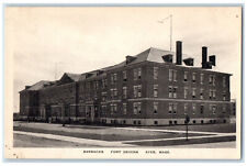 c1920's Barracks Building Fort Devens Ayer Massachusetts MA Unposted Postcard picture