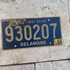 Vintage Delaware 2004 - The First State US Car License Plate picture