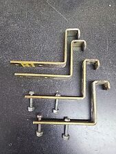 2 Pair Williams Pinball Playfield Hooks Hanger brackets - WITH Apron Screw Holes picture