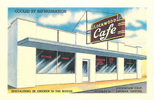 Postcard Rendering of Lockwood Cafe in Kingman Arizona, AZ picture