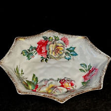 Vintage Royal Standard Irish Elegance Trinket Dish Fine Bone China Roses  picture
