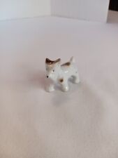 Vintage Ceramic White Terrier Dog Japan 1.5