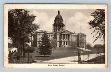 Denver CO-Colorado, State House Building, Grounds, Dome Vintage Postcard picture