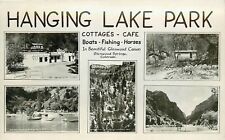 Postcard RPPC 1940s Colorado Springs Hanging Lake Park Cottages cafe CO24-1776 picture