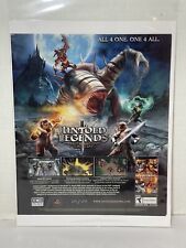 Untold Legends: Brotherhood of the Blade PSP 2005 Print Ad/Poster Gauntlet Rare picture
