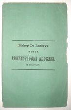 1846 Bishop De Lancey’s Episcopal Address to the Annual Convention of Western NY picture