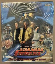 1996 Topps Star Wars Finest Series 1 Characters Deluxe Chromium Cards Sealed Box picture