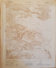 1944 VTG Topo Map WAR DEPT Pinkham Well Quadrangle, CA Grid Zone 