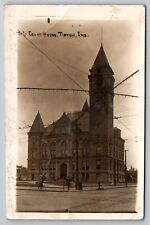 Court House Tipton Indiana IN 1910 Real Photo RPPC picture