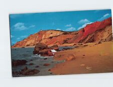 Postcard The vari colored clay cliffs of Aquinnah Massachusetts USA picture