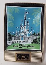 VINTAGE Walt Disney World A Gift of Glass Souvenir Castle with Original Tag NEW picture