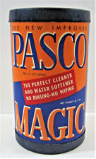 Vintage Pasco Magic Cleanser Cardboard Canister Old Store Stock Evansville Ind picture
