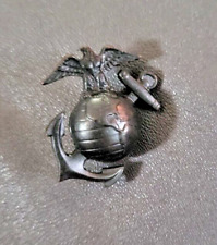 VTG U.S. Marine Corps Military Pin Eagle Globe & Anchor Screw Back 1