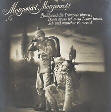WW1 German soldiers Mauser G98 rifle postcard Unposted original Pickelhaube old picture