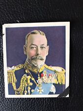 1935 GODFREY PHILLIPS CIGARETTES SPECIAL JUBILEE YEAR SERIES #12 THE KING picture