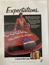 1987 Coors beer Print Ad Coors Melling Thunderbird Bill Elliott picture