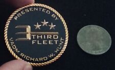 RARE 3 Star Admiral Richard Hunt 3rd 3d Fleet USN Navy Navy VADM Challenge Coin picture