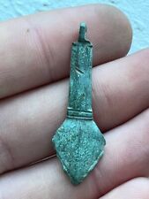 💥 WEARABLE ancient Celtic druids bronze AMULET Danube Region picture