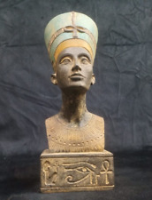 RARE ANCIENT EGYPTIAN ANTIQUES Head Nefertiti Queen Of Egypt Pharaonic BC picture