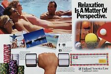 1987 HOLLAND America Line Relaxation is a Matter of Perspective PRINT AD picture