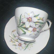 Vintage  Royal Winchester Tea Cup & Saucer Fine Daffodils( March) picture