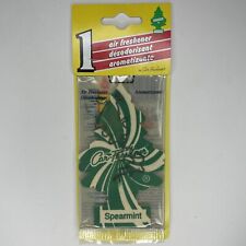 Little Tree Spearmint Hanging Car Air Freshener Discontinued Scent 2001 picture