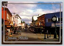 South Franklin Street Juneau Alaska Vintage Unposted Postcard picture