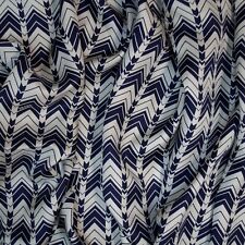 Italian top designer  pure silk twill fabric Zig Zag Logo Price for set 3pcs picture
