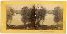 MASSACHUSETTS SV - Northampton - River Scenery - HM Burt 1860s picture