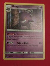 Gengar 38/111 Holo Rare Sun & Moon Crimson Invasion Pokemon Card Near Mint picture