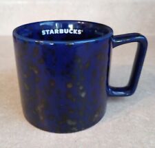 Starbucks Ceramic Coffee Mug Cobalt Blue Metallic Speckled 14 oz. 2020 picture
