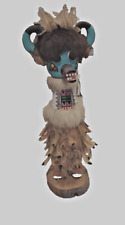 Native American Hand Crafted Cloud Person Kachina Doll signed sold as is picture