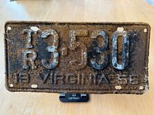 1956 Virginia Trailer License Plate picture