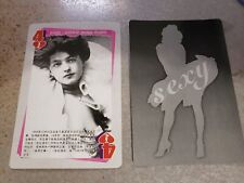 Evelyn Nesbit American artist model chorus girl Actress Chinese Playing Card picture