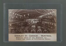 RPPC Antique Cars Stanley Street Garage Montreal Canada c1910 picture