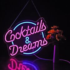New Cocktails And Dreams Neon Light Sign 16