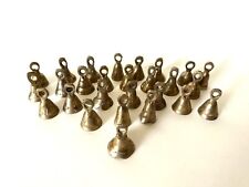 Vintage Brass Bells Etched India Mixed Lot Sarna 27 Pc picture