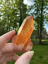 Natural Tangerine Quartz Crystal Brazil picture