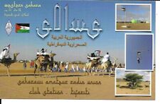 QSL 2014 Western Sahara   radio card picture