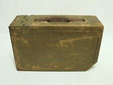 WW1 US Army M1917 Ammunition Box Empty Dovetail Oak Original Nice Condition USMC picture