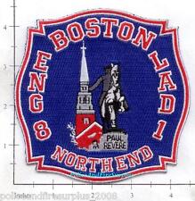 Massachusetts - Boston Engine 8 Ladder 1 MA Fire Dept Patch v2 - North End picture
