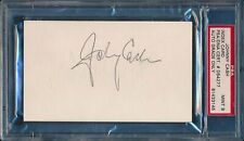 Johnny Cash Autographed 3x5 Index Card Performer PSA/DNA 184037 picture