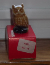 VINTAGE WADE  WHIMSIE  #14 OWL with Box 1972 picture